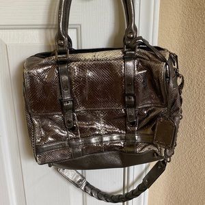 BE&D snakeskin purse